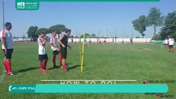 آموزش فوتبال به کودکان | آموزش تکنیک فوتبال | ورزش ( تمرین پاسکاری )