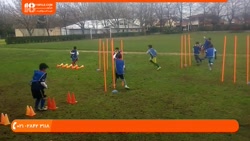 اموزش فوتبال | آموزش فوتبال برای نوجوانان ( تمرینات هماهنگی بدن )