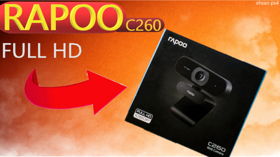 آنباکسینگ وب کم رپو unboxing webcam RAPOO C260 | C260