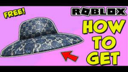 Roblox آموزش گرفتن کلاه (Gucci Denim Wide Brim Hat)