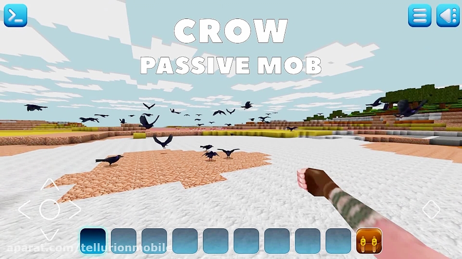 CROWS  Passive Mobs in Realmcraft Game || Free game in minecraft style