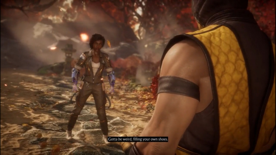 MORTAL KOMBAT 11 JACQUI BRIGGS vs SCORPION