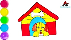 اموزش نقاشی برای کودکان  خانه