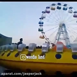 افتادن مادر و پسر از چرخ و فلک...