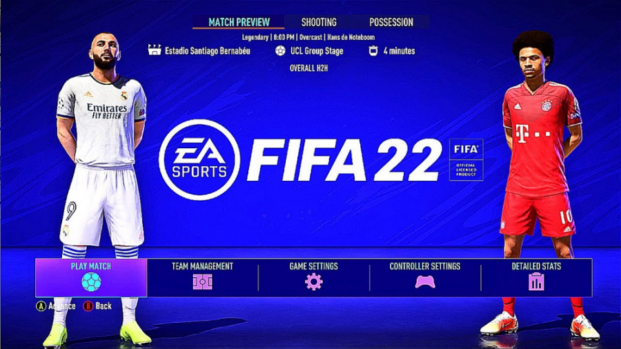 رئال مادرید - بایرن مونیخ  FIFA 22 PS5 MOD