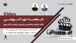خلاصه دوره آموزشی فرآیند یکپارچه برنامه ریزی، زمانبندی، ارزیابی و کنترل پروژه