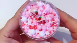 اسلایم کیوت صورتی (توت فرنگی)