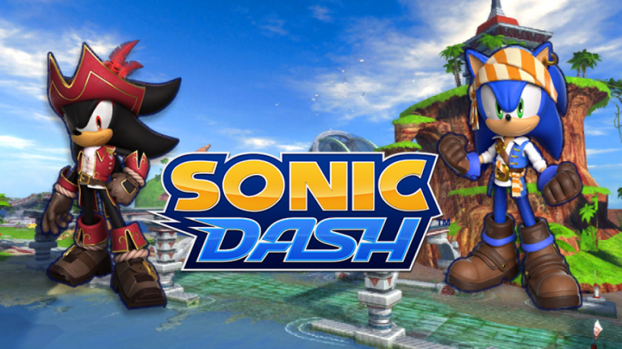 sonic dash_capitan shadow and pirate sonic