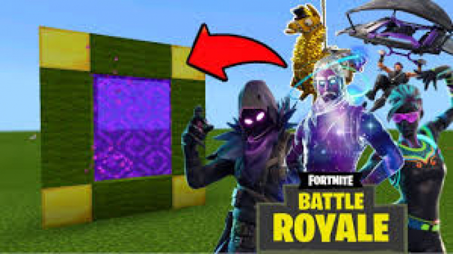 پورتال فورتنایت در ماینکرافت ! ! ! ! ! !