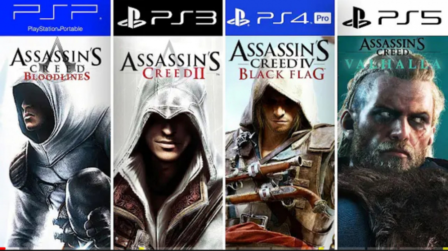 ASSASSIN#039;S CREED PlayStation Evolution PS3 - PS5