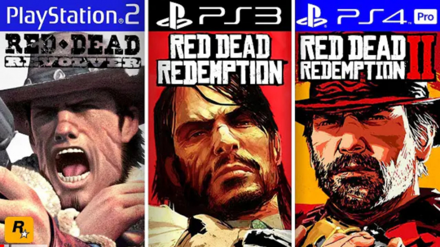 RED DEAD PlayStation Evolution PS2 - PS4