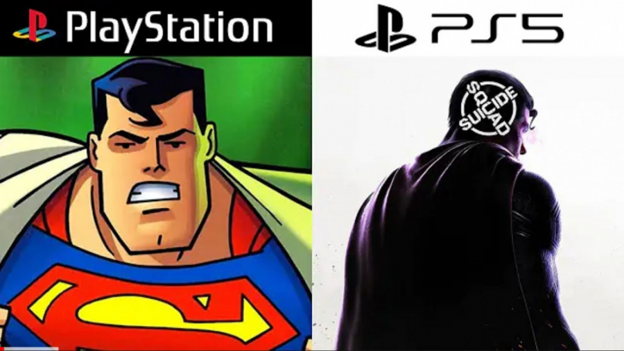 Superman PlayStation Evolution PS1 - PS5