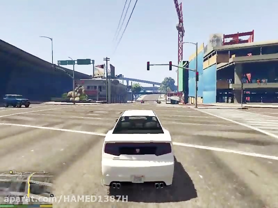 گیم پلی بازی gtav.....GTA V...جی تی آی وی هیجان انگیز