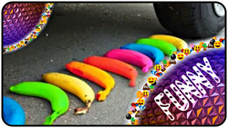 ردشدن از روی موز های رنگی  چال...