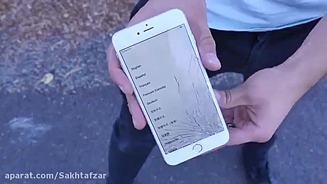 تست سقوط S6 Edge Plus و iPhone 6 Plus جراحی لثه