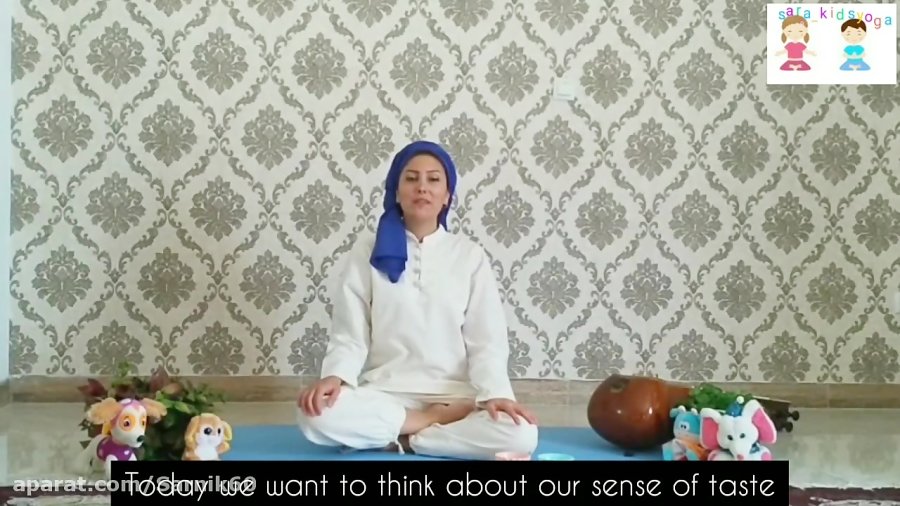 یوگای کودکان-جلسه شانزدهم مراقبه با حس چشایی yoga for kids