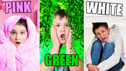 چالش یک رنگ !! # مدی و سیلا