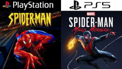 Spider-Man PlayStation Evolution PS1 - PS5
