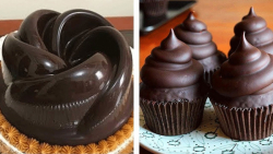 ایده تزیین کیک و دسر شکلاتی::...