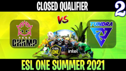 PuckChamp vs Tundra | Game 2 | 2021/5/27 | Closed Qualifier ESL One Summer 2021