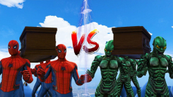 طنز مرد عنکبوتی و گابلین در GTA 5