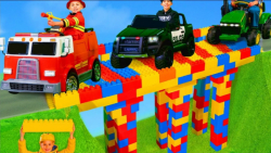 ساخت پل لگویی بزرگ برای رد شدن...