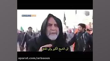 فیلم بغض سردار شهید همدانی در پیاده روی اربعین زمان115ثانیه