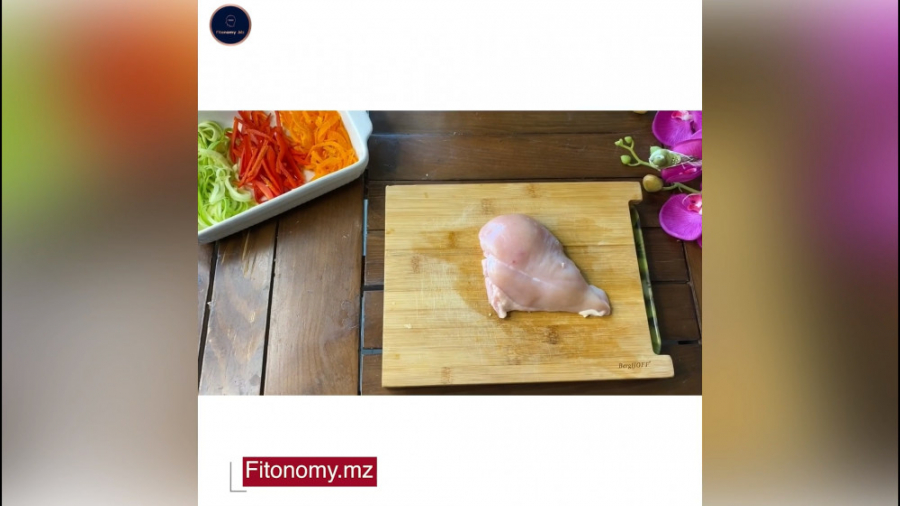 خوراك مرغ و سبزیجات