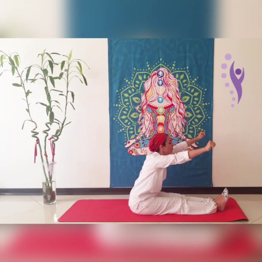 وضعیت قایق رانی(Nauka Sanchalanasana)