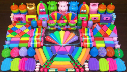 14 دقیقه مخلوط اسلایم رنگین کم...