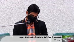 فیلم شعرخوانی حماسی آقای نظام دوست در وصف رزمندگان هشت سال دفاع مقدس