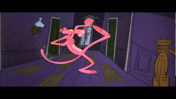 کارتون پلنگ صورتی:: اسکلت متحر...