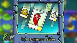 گیم پلی مینی گیم it#039;s raining seeds (plants vs zombies)