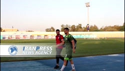 اردو آمادگی تیم ملی فوتبال ایران در جزیره کیش