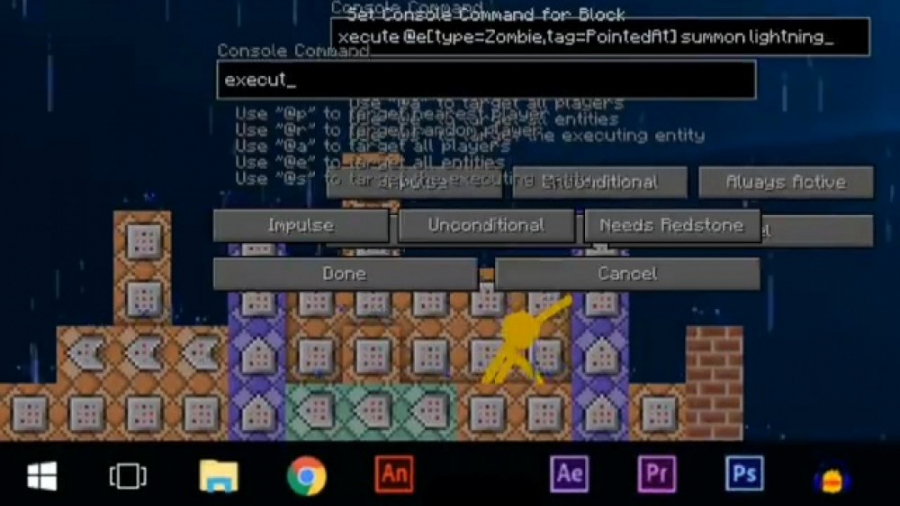 Minecraft Vs Stickman#039;s دوبله فارسی (پارت ۶) کشف command block