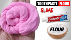 آموزش ساخت اسلایم با خمیردندان