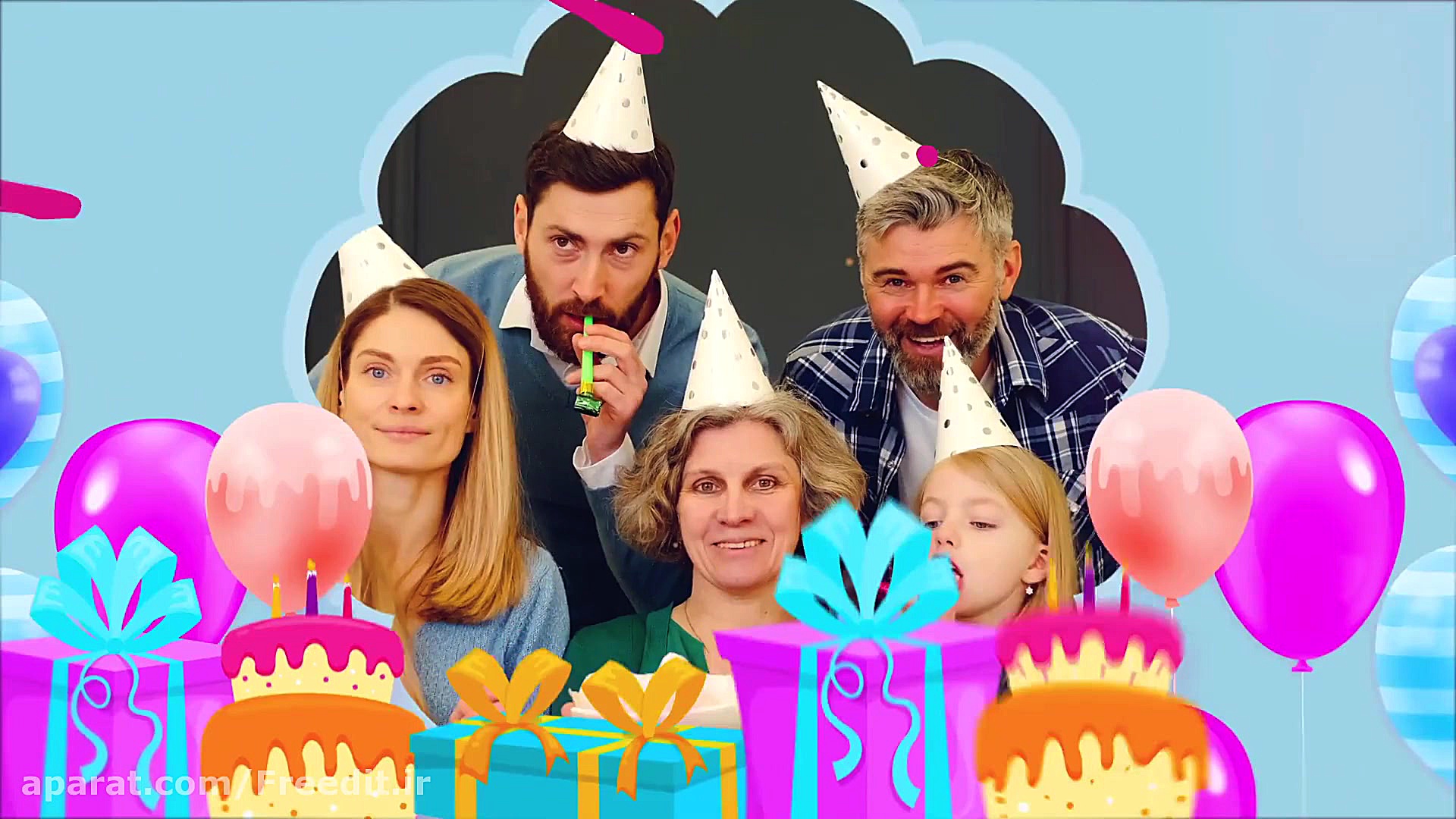 پروژه آماده افترافکت جشن تولد happy-birthday-lucy زمان70ثانیه