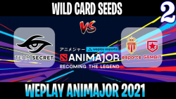 Secret vs ASM Gambit | Game 2 | 2021/6/2 | Wild Card Seeds WePlay AniMajor