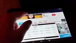 Samsung Galaxy Tab 8.9 running...
