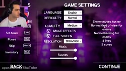 آریا کئوکسر بازی دلقک ترسناک