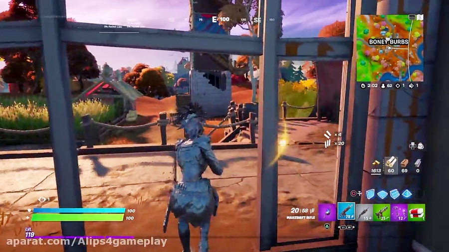 گیم پلی بازی فورتنایت.FORTNITE