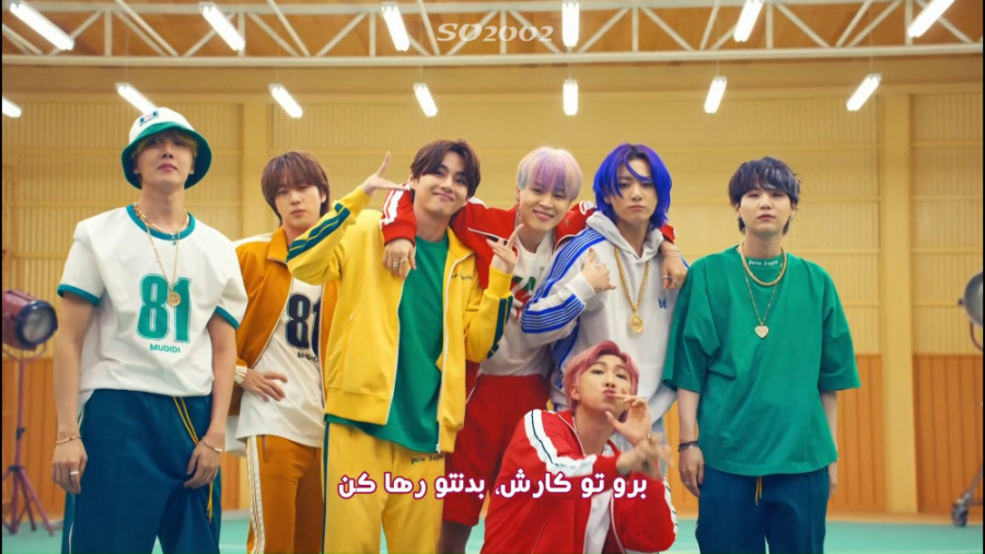 'BTS 'Butter موزیک ویدیوی کـره از بی تی اس ورژن باحالتـر با زیرنویس چسبیده 1080p دماغ آلبالویی
