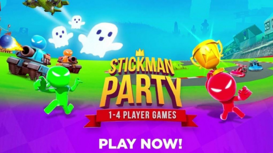 STICKMAN PARTY 1/بهترین بازی چهار نفره جهان پارت 1