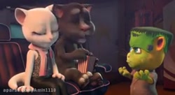 تام سخنگو و دوستان شکلات جمع ک...