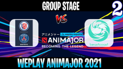 PSG.LGD vs Beastcoast | Game 2 | 2021/6/4 | Group Stage | WePlay DPC 2021