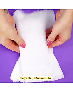 تزئین جلد تلفن همراه به شکل پش...