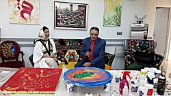 کافه خبر وگپ وگفت با هنگامه کرملو درگالری آداک آثار زعفرانیه