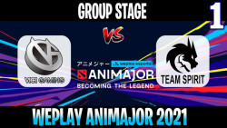 VG vs TSpirit | Game 1 | 2021/6/5 | Group Stage | WePlay AniMajor DPC 2021