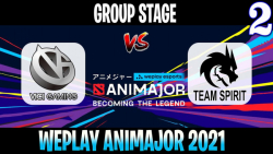 VG vs TSpirit | Game 2 | 2021/6/5 | Group Stage | WePlay AniMajor DPC 2021