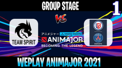 TSpirit vs PSG.LGD | Game 1 | 2021/6/5 | Group Stage | WePlay AniMajor DPC 2021